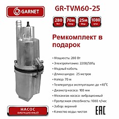 Насос GARNET 25м TVM60-25 (6)