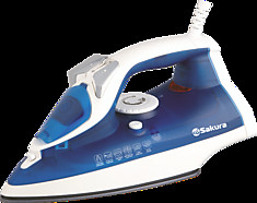 Утюг электро SA-3018CBL 2400Вт керам автоочист